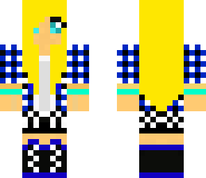 blue girl