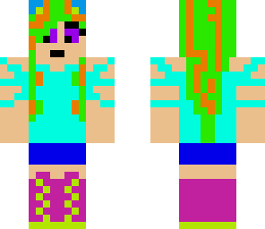 rainbow panda dj girl