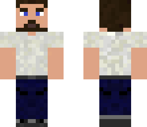 white shirt and beard