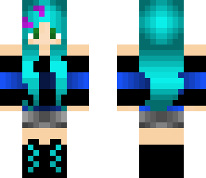 goth girl blue