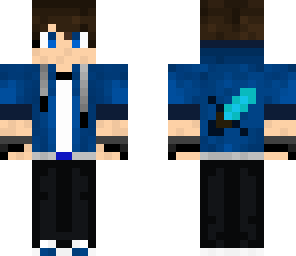 blue hoodie