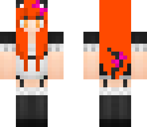 orange kitty maid