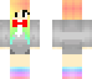 suit rainbow girl