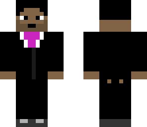 black tuxedo man