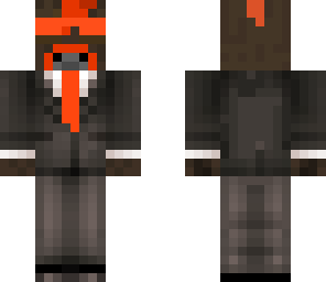 cool orange cow