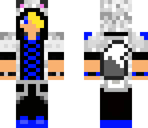 blonde blue wolf teen
