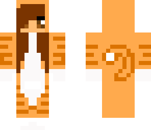 girl in ginger cat onsie