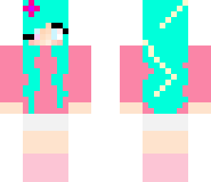 blue gamer girl