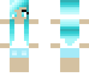 icy blue girl