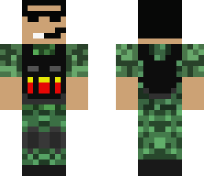 soldier without helmet