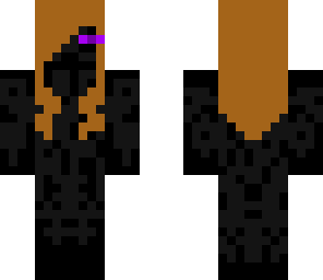 endergirl and headphones purpul