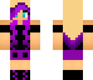 purple emo girl
