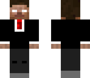 herobrine in a suit
