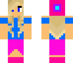 blue girl