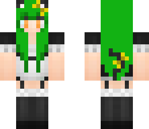 green kitty maid
