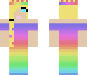 rainbow princess or queen