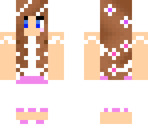 white flower girl