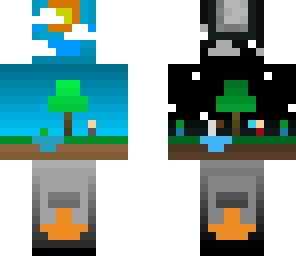 minecraft day and night with people