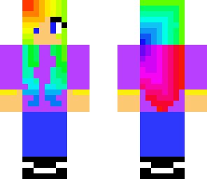 rainbow girl