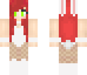 white bunny girl