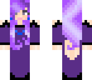 maiden in purple