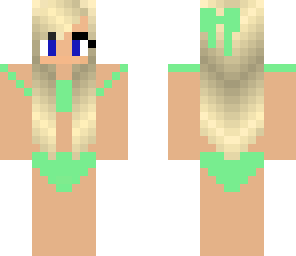 green bikini