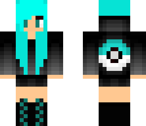 dj poke girl blue