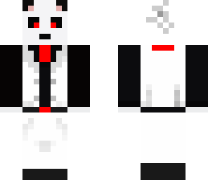 panda with a white vest