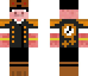 pig steampunk captain