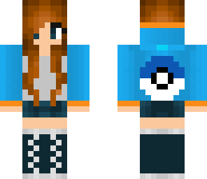 blue pokemon girl