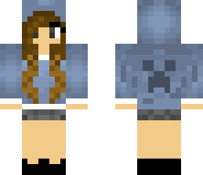 girl with hoodie