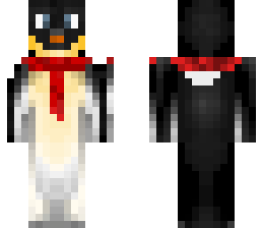 penguin a la scarf