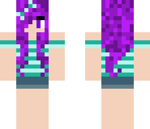 purple hair-megan