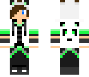 green panda boy