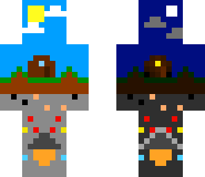overworld with house and cave