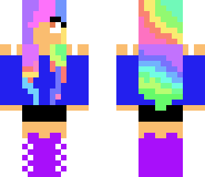 rainbow girl