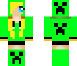 edited creeper girl