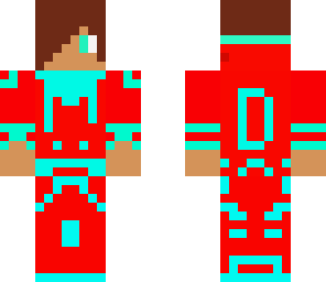 light blue and red dj