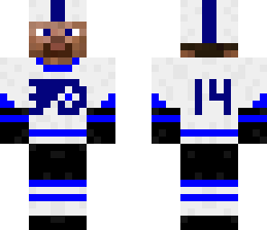 blue hockeyplayer