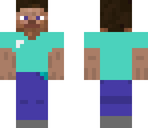steve with diamond chestplate