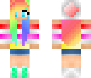 rainbow girl