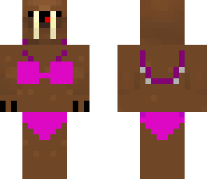 derpy walrus in a bikini