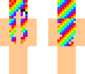 rainbow hair base