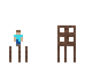 chair with mini steve
