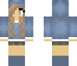 blue hoodie