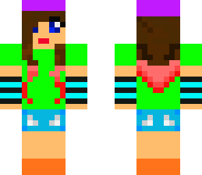 skater girl with helmet