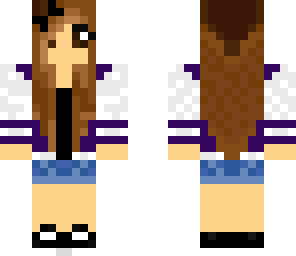 purple jacket girl