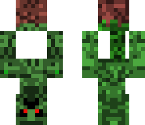 creeper on grass block