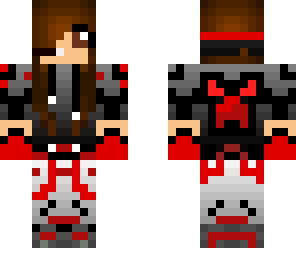 red gamer girl