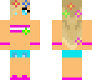 bikini flower girl